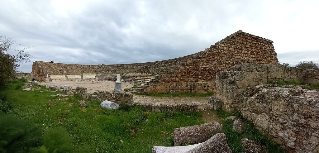 Second shot of Salamis Ampitheatre using Panorama setting on Samsung A12. Second experiment but very happy with the result by 365jgh