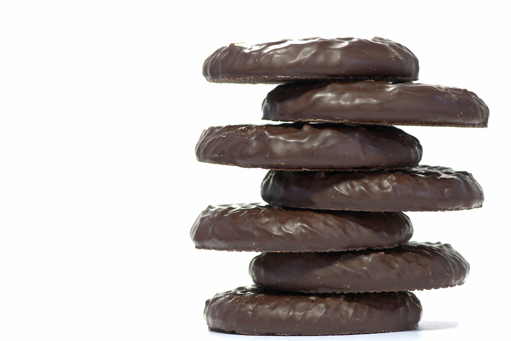 A Cairn of Celebratory Chocolate Biscuits by 30pics4jackiesdiamond