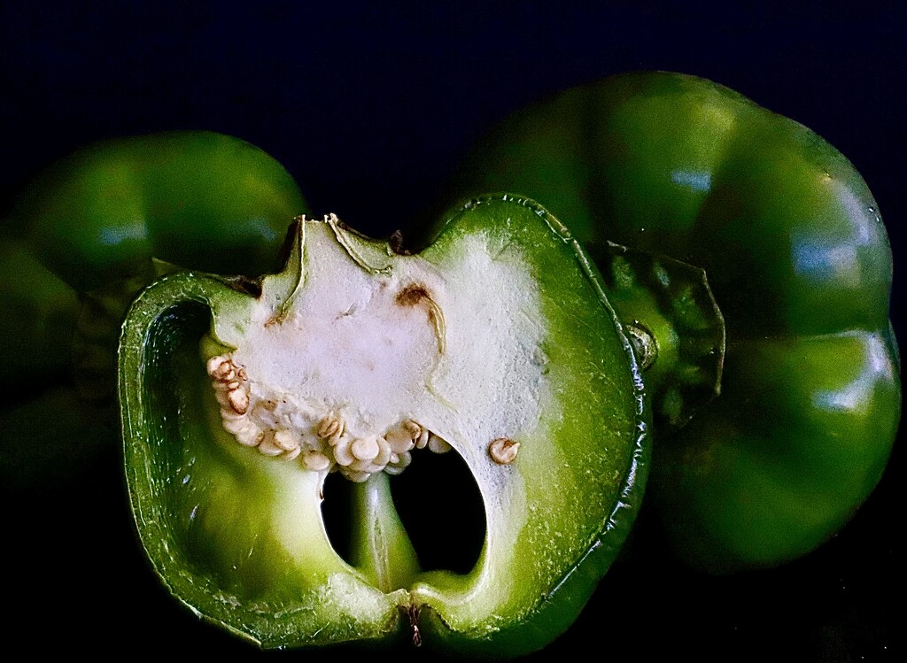 Green Peppers by carole_sandford