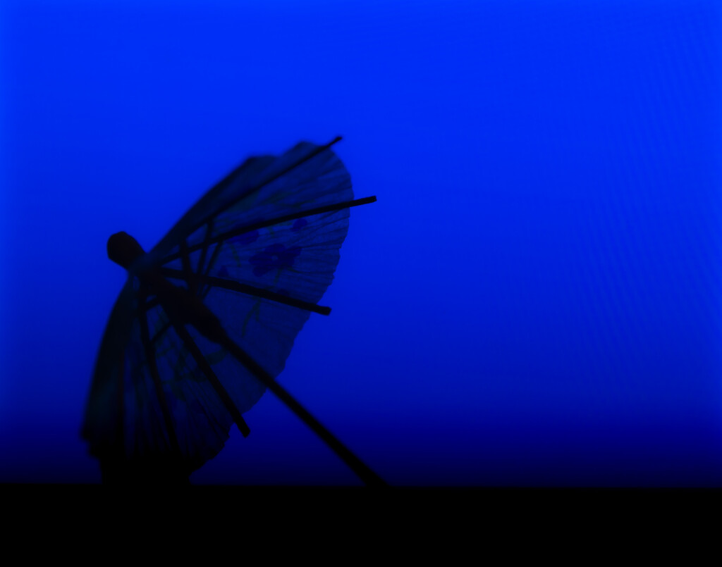 famous blue umbrella by northy