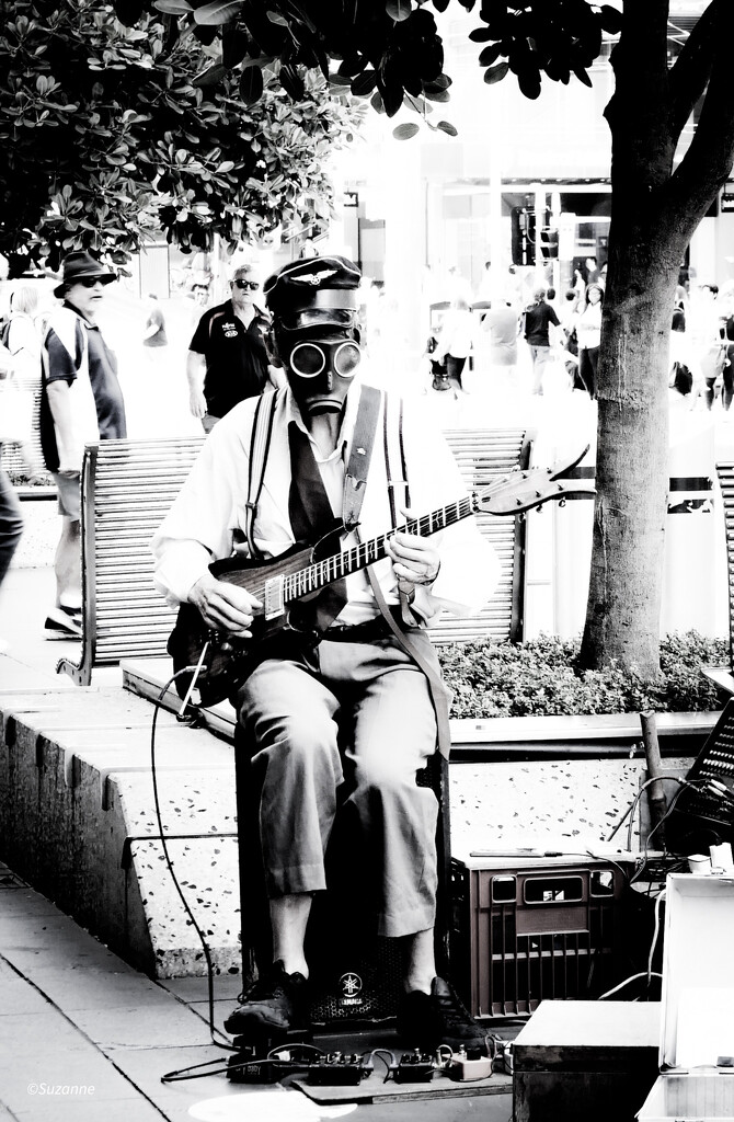 Masked busker by ankers70