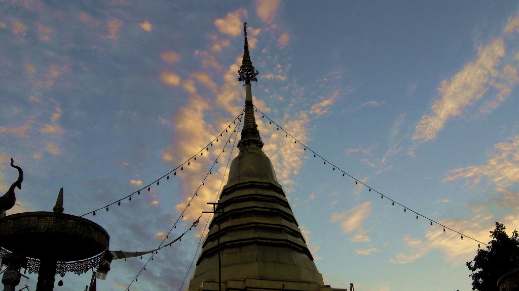 Chedi at sunset by ldedear