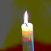 Peace candle filter by larrysphotos