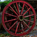 Red Wagon Wheels by eudora