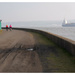 Cyclists and Ship by sanderling