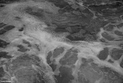 23rd Mar 2022 - Churning water black and white