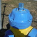 Blue Fire Hydrant Top by spanishliz