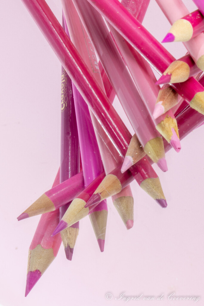 Pink pencils by ingrid01