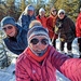 Crazy Snowshoers! by radiogirl