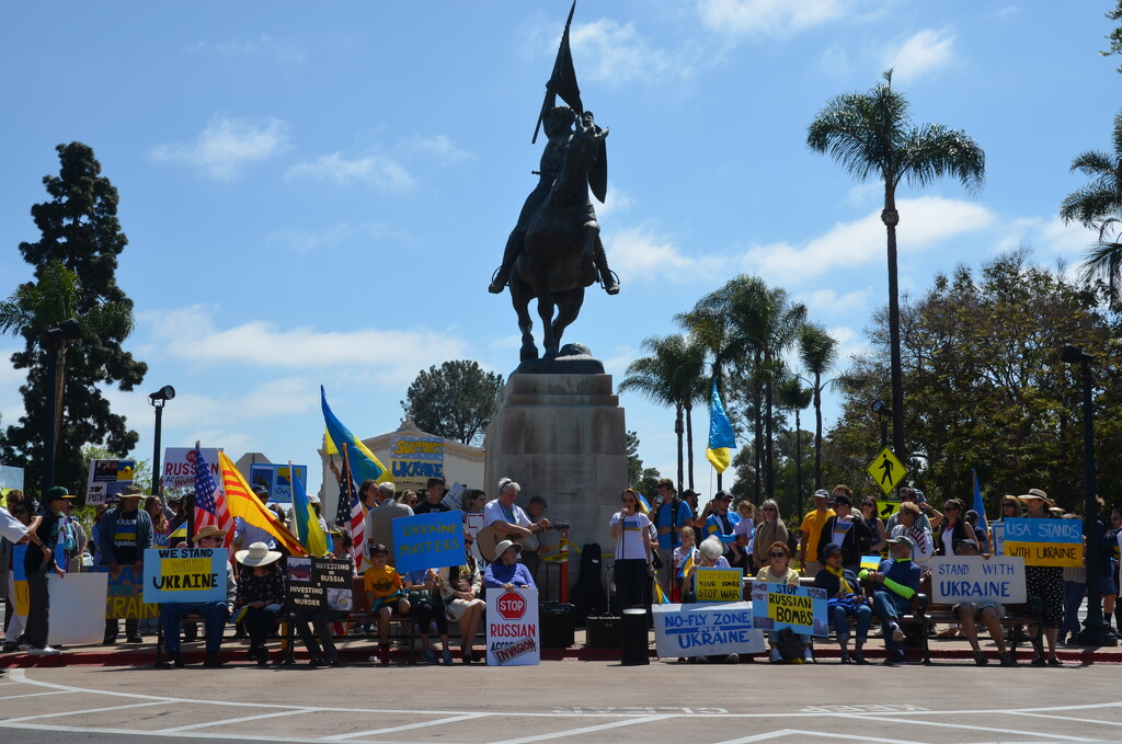 Rally at Balboa Park by mariaostrowski