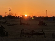28th Mar 2022 - Implements at sunrise 