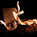Burning Imp Skeleton  by metzpah