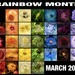 Rainbow Calendar 2022 by yorkshirekiwi