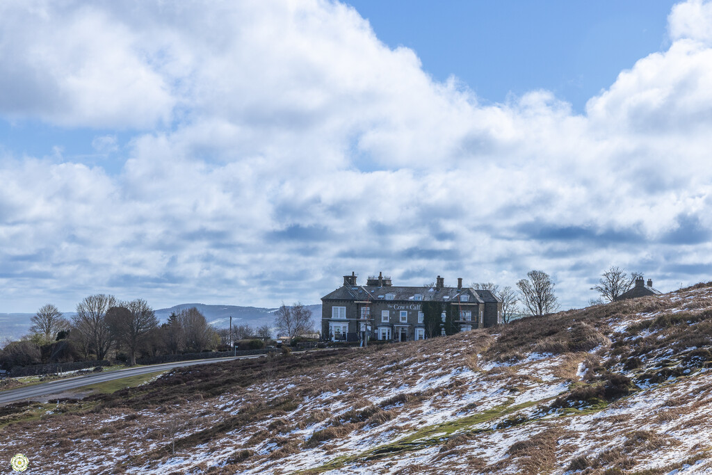 Cow and Calf Hotel - from Ilkley Moor. by lumpiniman