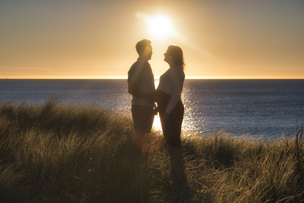 Preggie photo against the sun by dkbarnett