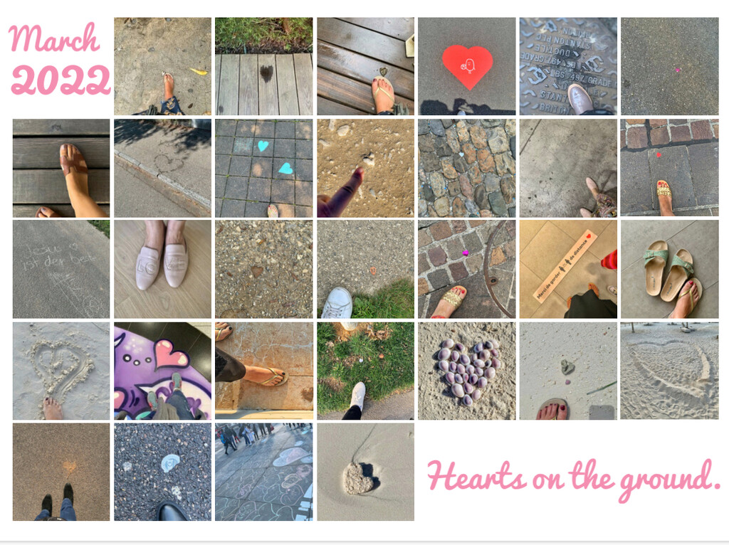 Hearts on the ground.  by cocobella