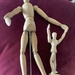 Mr wooden man and son by maggiej
