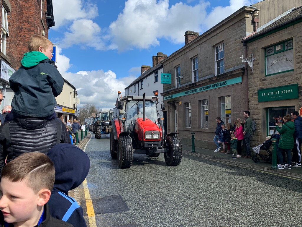 High Street. Tractor Run. by happypat