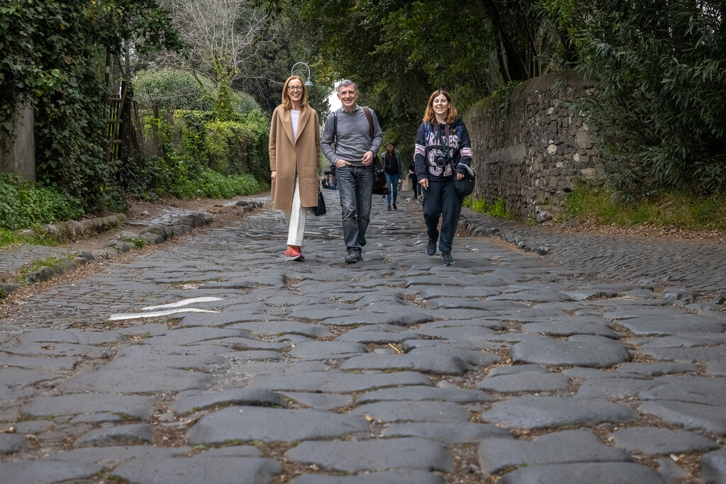 Walking the Appian Way by jyokota
