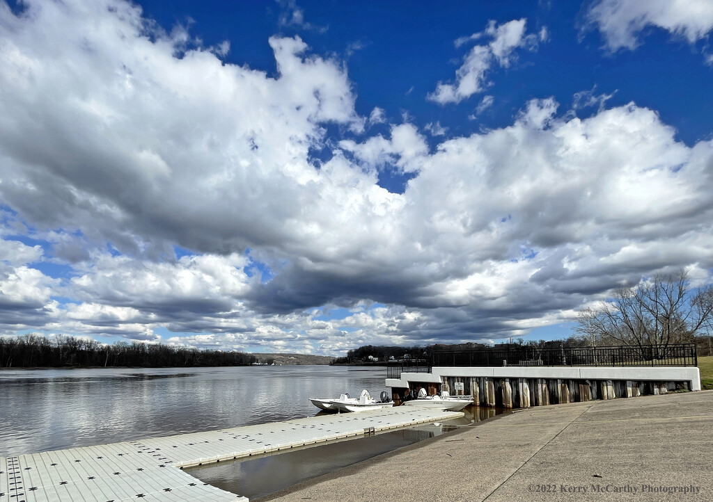 Clouds over the river by mccarth1