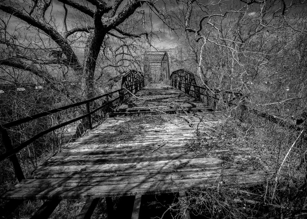 Abandoned Bridge by dkellogg