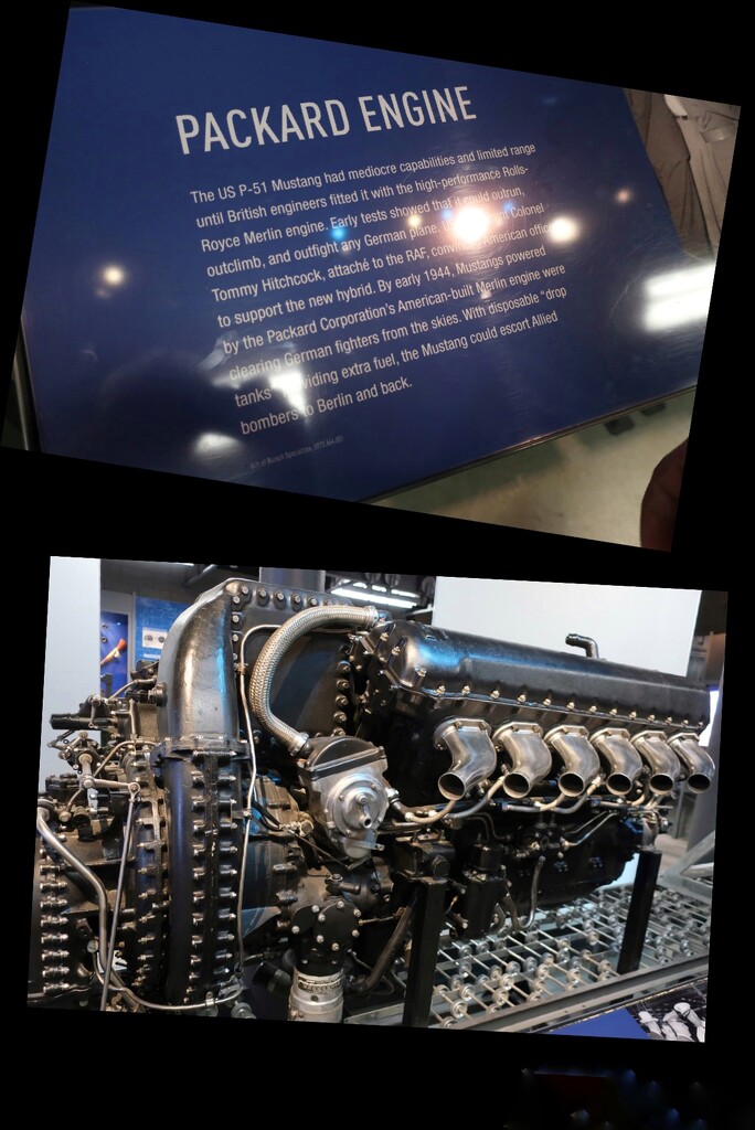 The Packard Merlin engine for the Allied’s P-51’s and Spitfires  by louannwarren