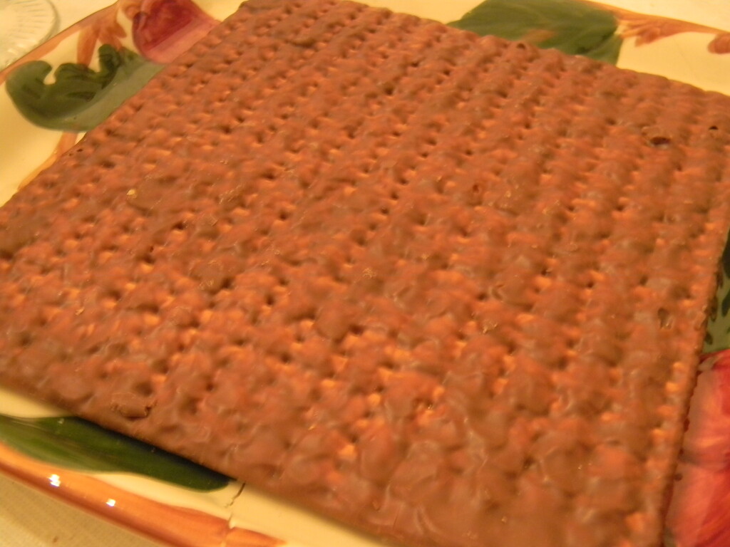 Chocolate-Covered Matzah  by sfeldphotos