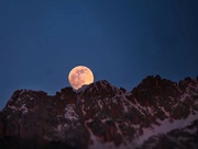 15th Apr 2022 - The Easter moon rising from Mount Sorapis 