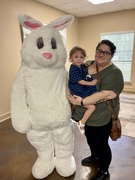 16th Apr 2022 - Lorelai met the Easter Bunny today!