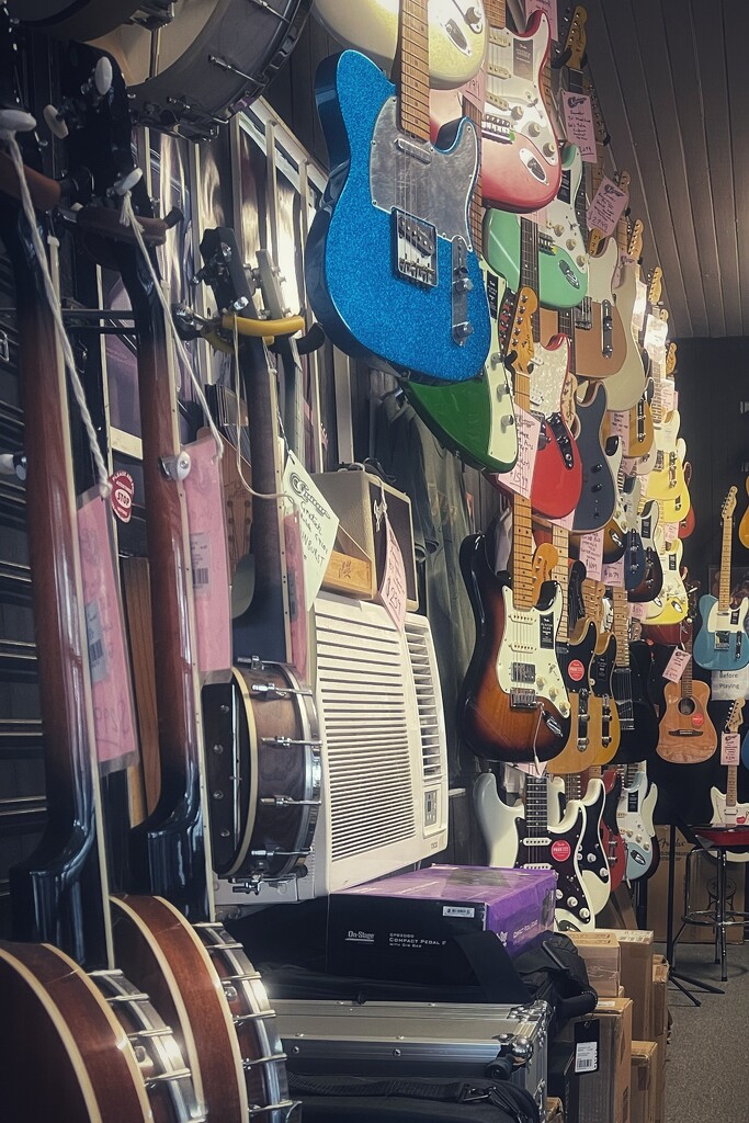 Guitar Shop by carolinesdreams