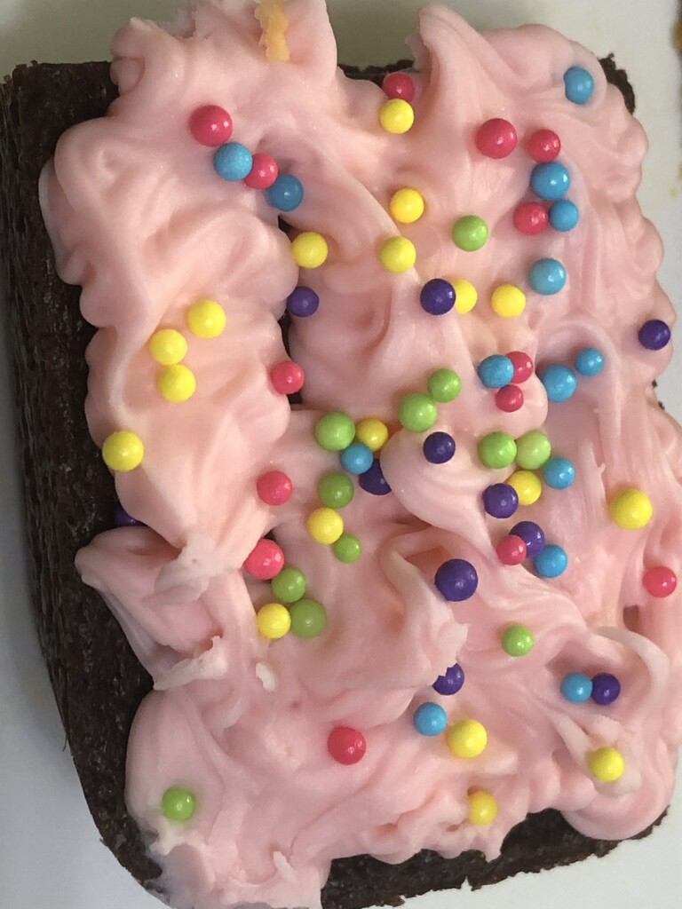 Pink brownie by homeschoolmom
