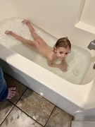 20th Apr 2022 - Lorelai loved the hotel tub. 