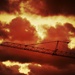 Crane in turbulent sky by antonios