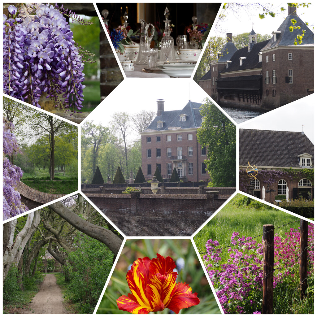 Amerongen Castle and garden by jacqbb