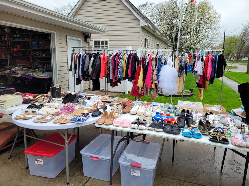 Garage sale day by scoobylou