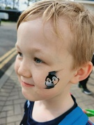 18th Apr 2022 - Harley's face painted Airlie Bird