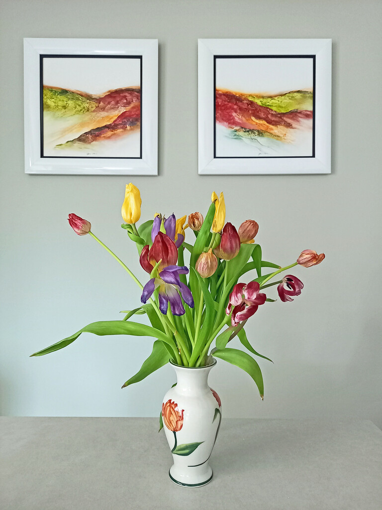 Tulips, Old Masters style  by marianj