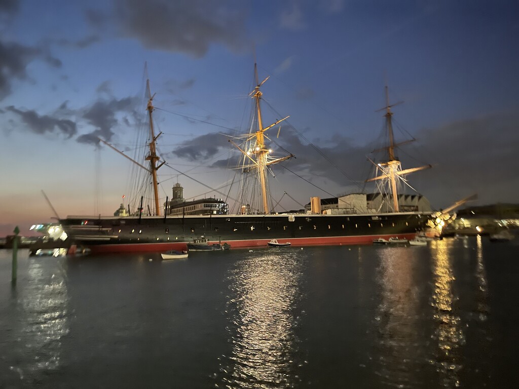 HMS Warrior in the evening. by bill_gk