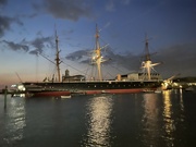 25th Apr 2022 - HMS Warrior in the evening.