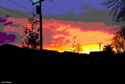 25th Apr 2022 - Sunrise viewed through filter