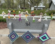 29th Apr 2022 - Some of the yarn art being displayed at our park.