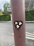 2nd May 2022 - Three stickers hearts. 