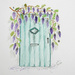 door and wisteria by artsygang