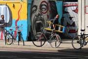 2nd May 2022 - East London near Shoreditch. The street art is constantly changing. But I don't often see matching stepladders...