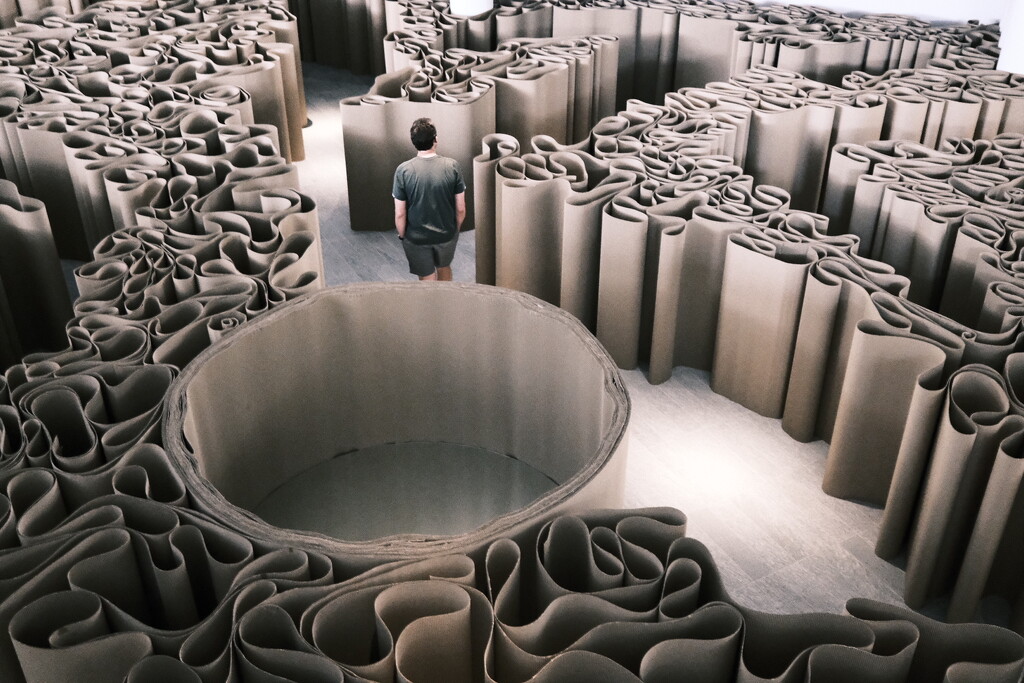 Paper labyrinth  by stefanotrezzi
