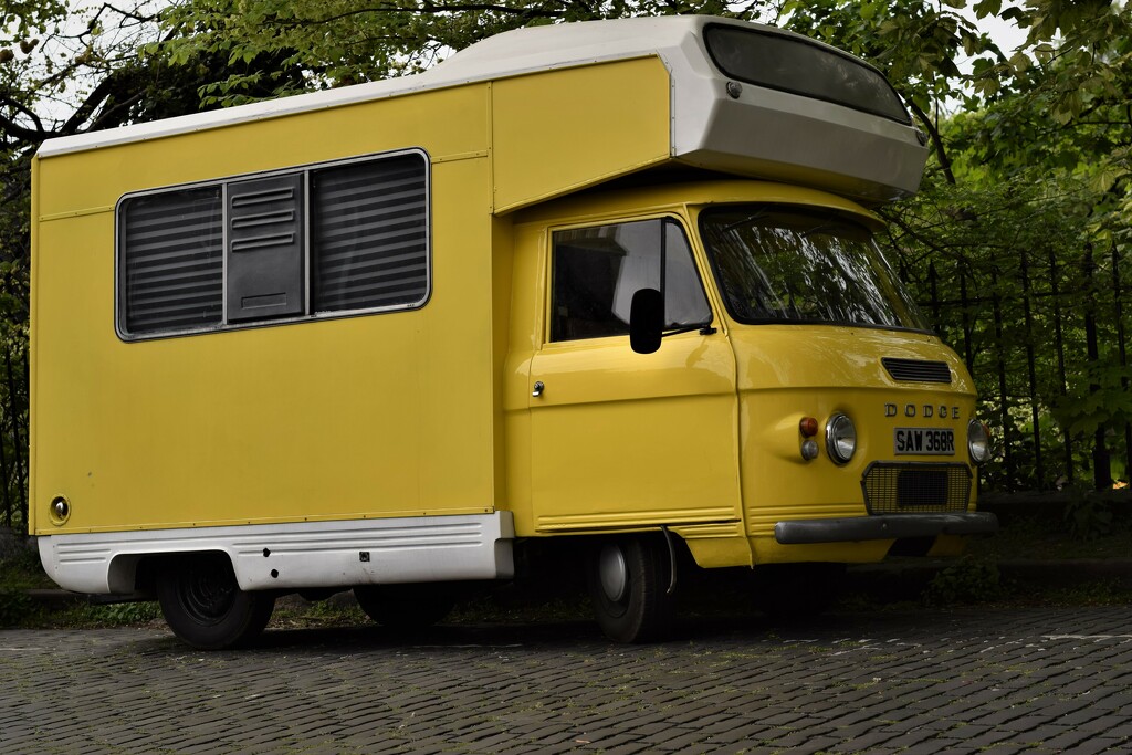 yellow van by christophercox