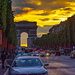 Arc De Triomphe Sunset