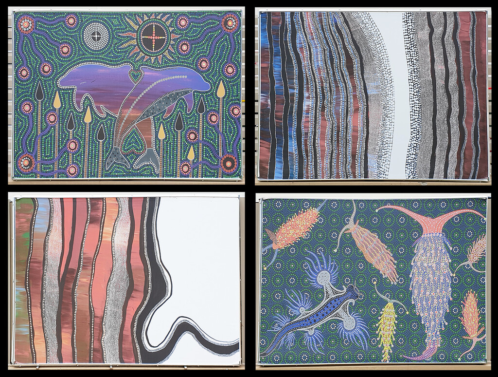 Aboriginal Art Murals  by onewing