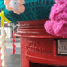 Pillar Box in a Crocheted Bunnet