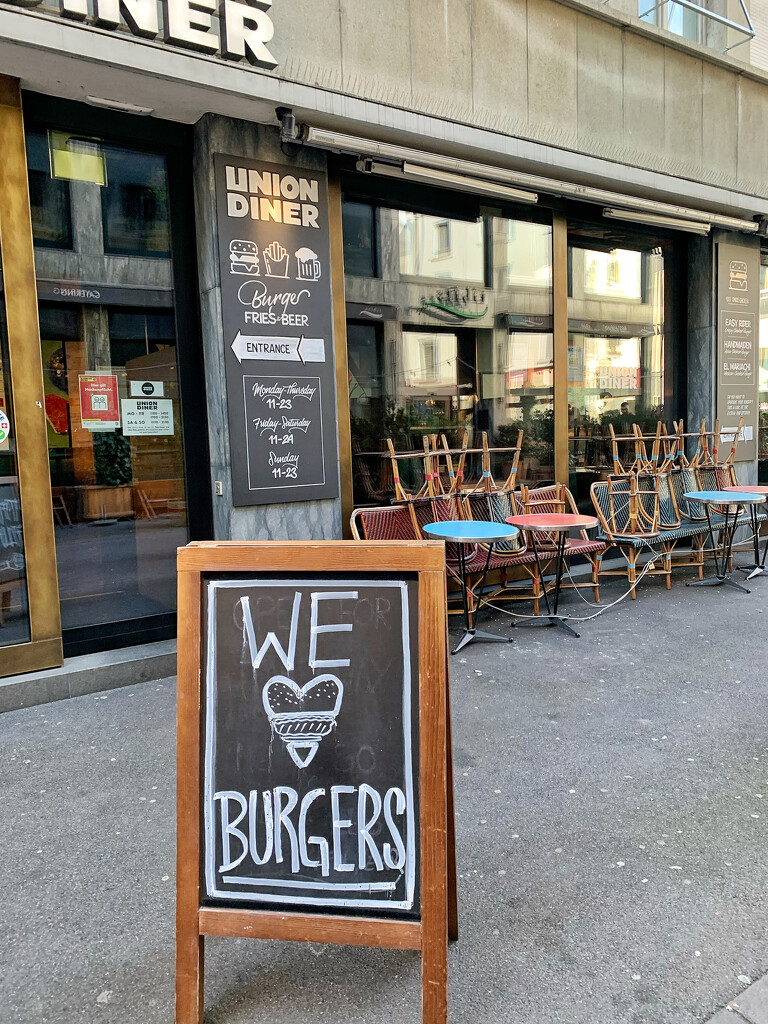 We love burgers.  by cocobella